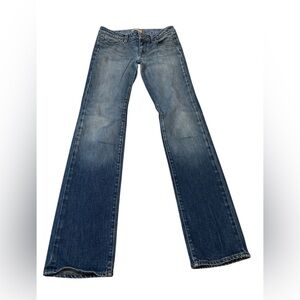 Paige Premium Denim Melrose Straight Leg Jeans Blue Denim Women’s Size 28